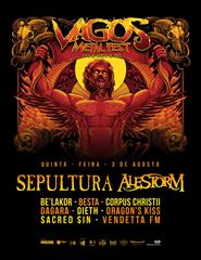 VAGOS METAL FEST 2023 | BILHETE DIÁRIO - 03 AGOSTO