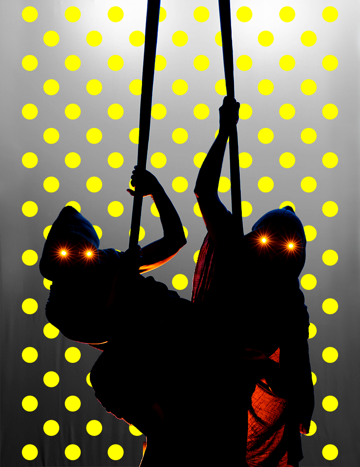 Cartel oficial del evento "LOBA" - Peripécia Teatro | Lua Cheia da Terra