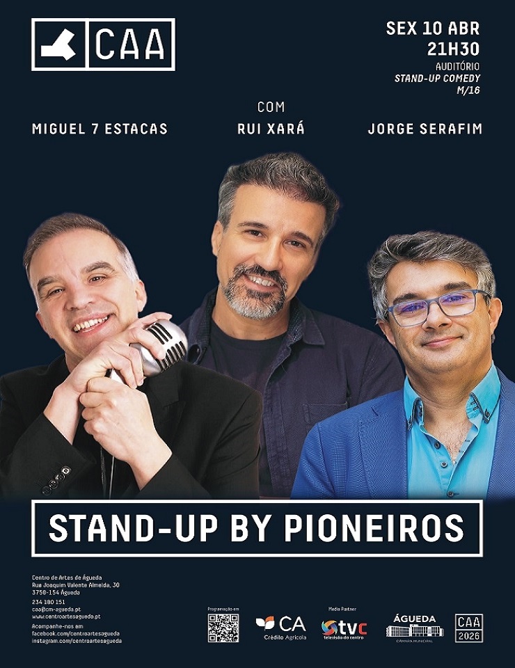 Cartel oficial del evento Stand Up Comedy By Pioneiros - IV Edição