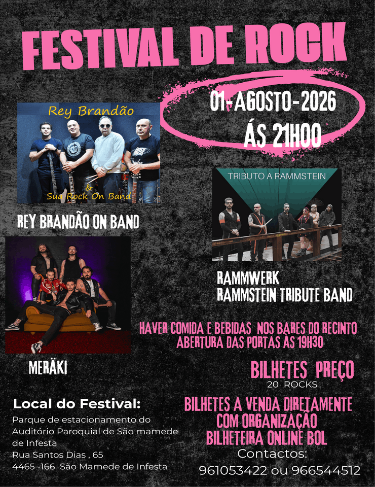Cartel oficial del evento FESTIVAL DE ROCK 26