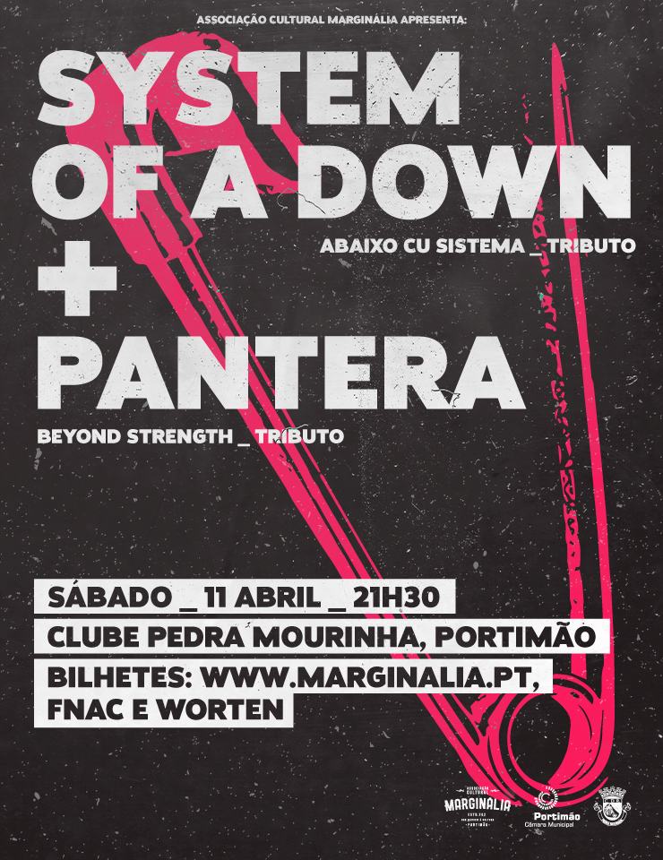 Tributo System of a down + Pantera - AC Marginália
