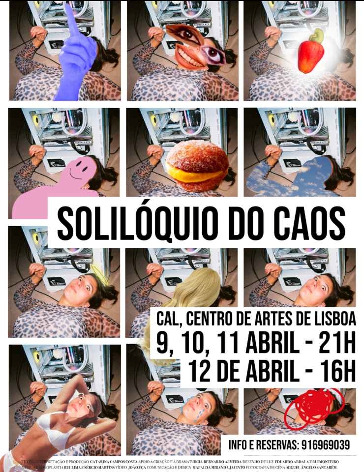 Cartel oficial del evento Solilóquio do Caos