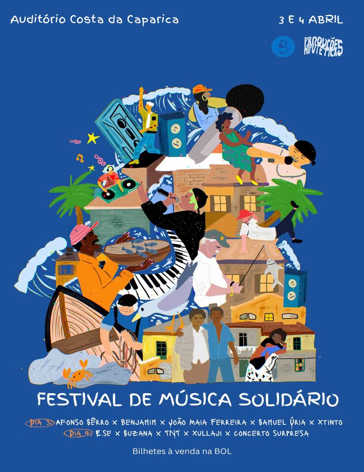 Cartel oficial del evento Juntos por Porto Brandão