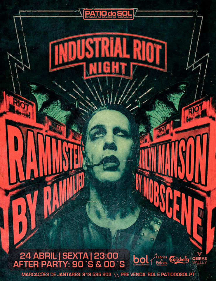INDUSTRIAL RIOT NIGHT – Tributos Rammstein & Marilyn Manson