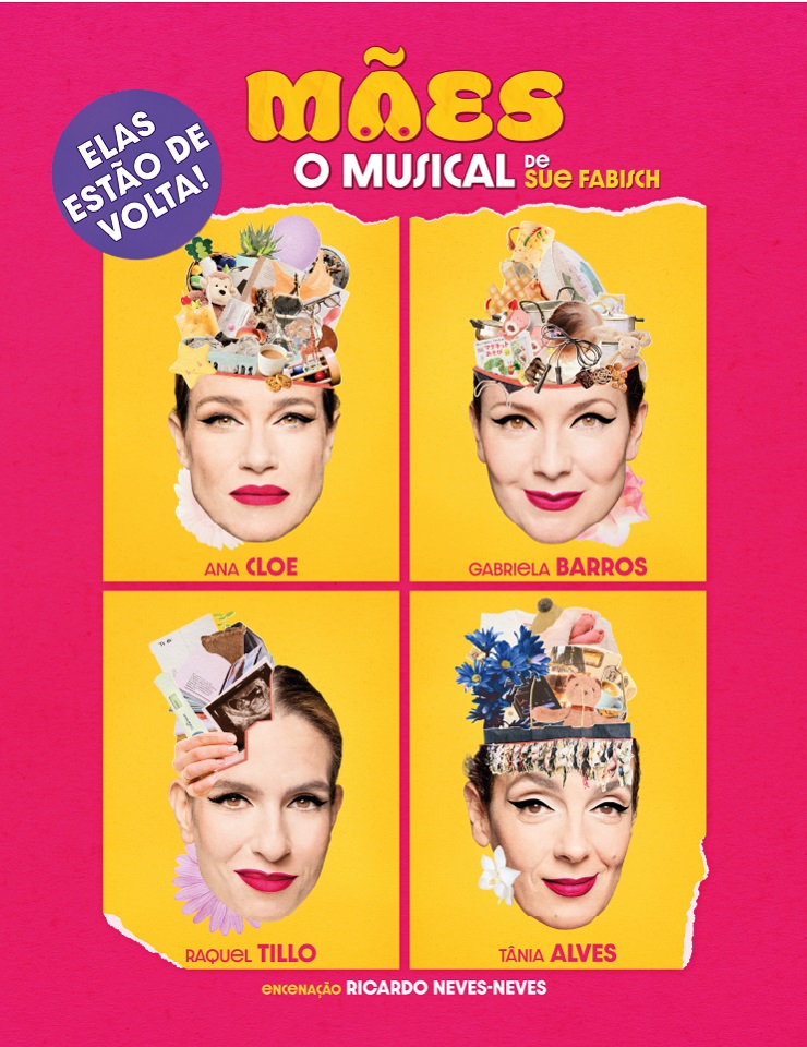 Cartel oficial del evento MÃES | O MUSICAL DE SUE FABISCH