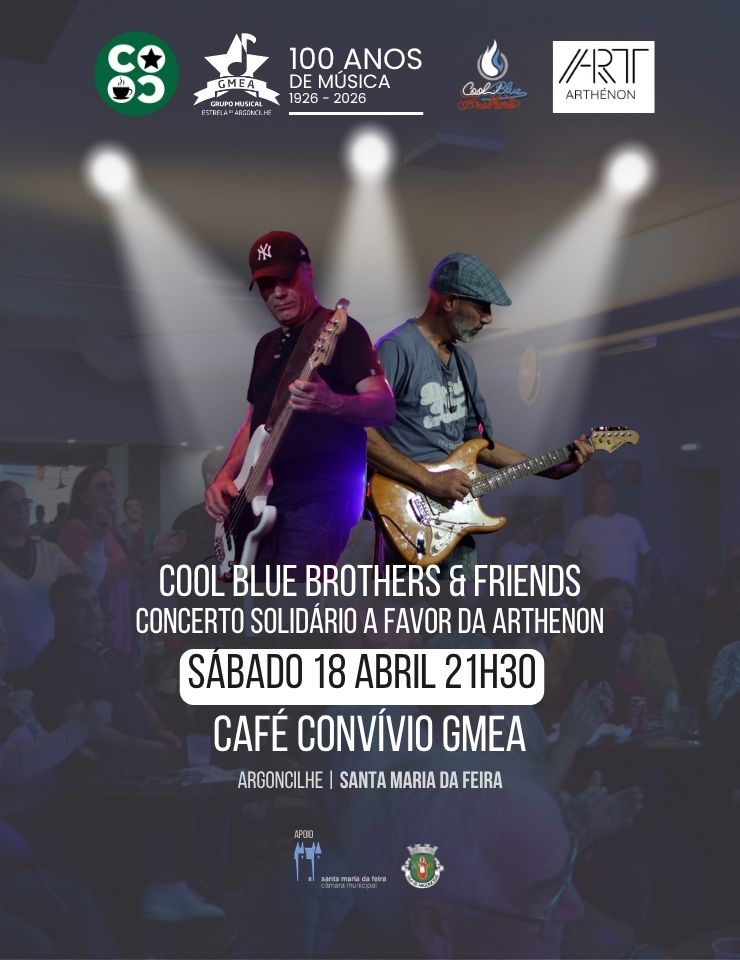 Cartel oficial del evento Cool Blue Brothers & Friends
