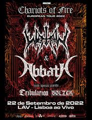 Chariots Of Fire Tour - Watain+Abbath w/guests Tribulation+Bolzer