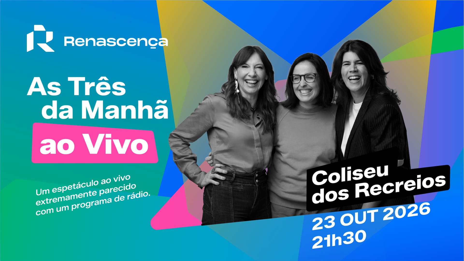 AS TRÊS DA MANHÃ AO VIVO | As Três da Manhã da Renascença