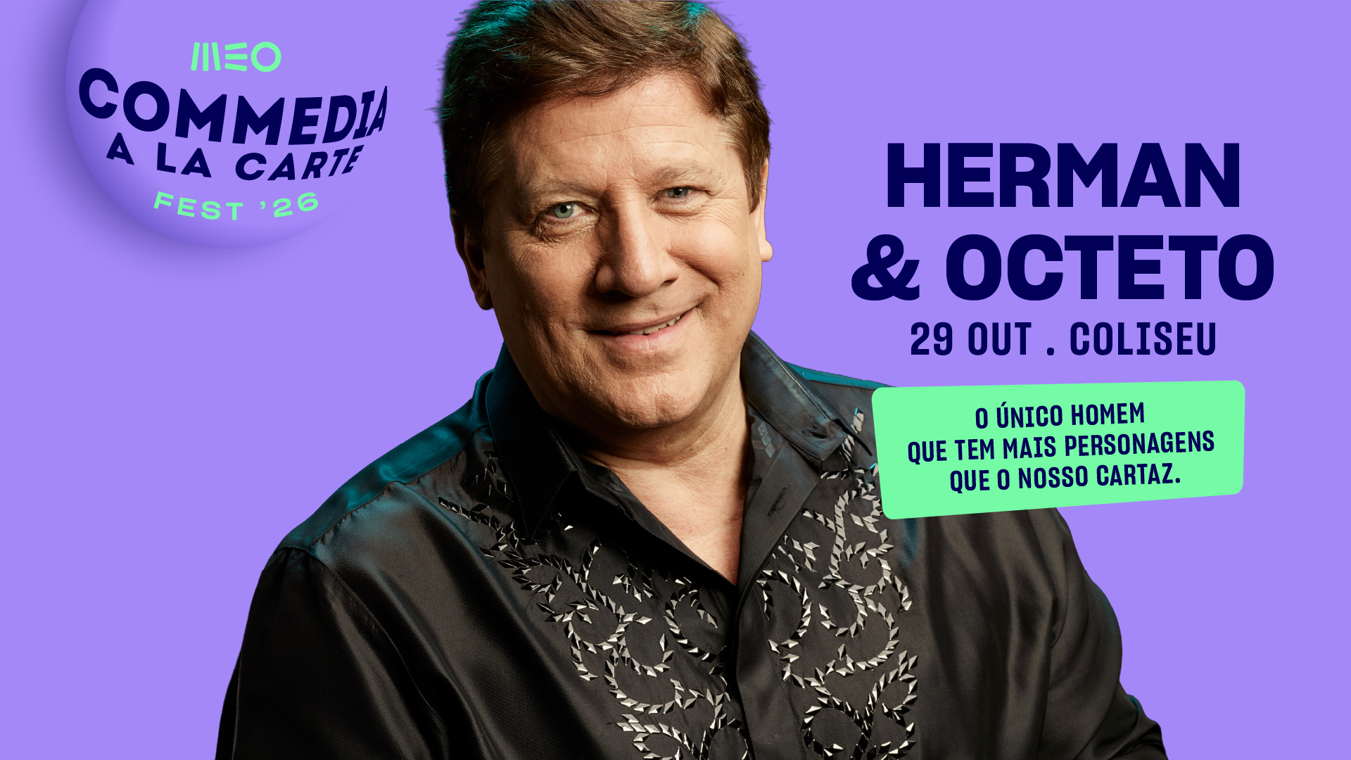 MEO COMMEDIA A LA CARTE FEST’26 | HERMAN & OCTETO