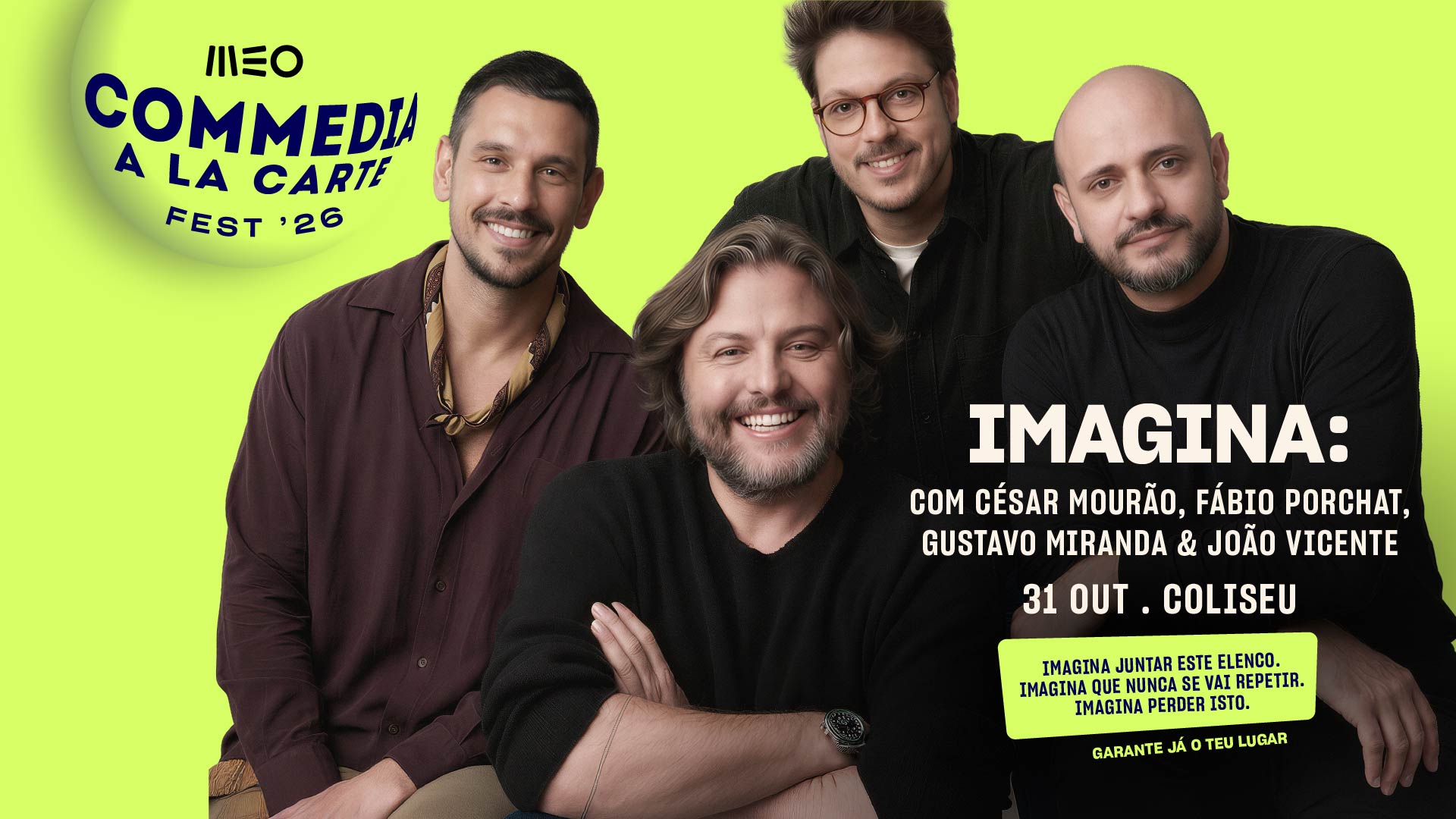 MEO COMMEDIA A LA CARTE FEST’26 | IMAGINA